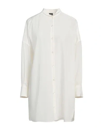 Aspesi Woman Shirt Ivory Size Xs Silk In White