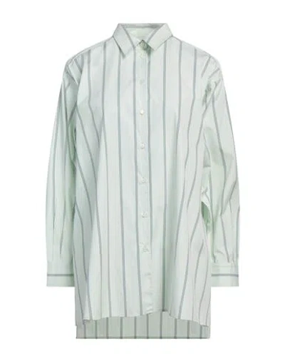 Aspesi Woman Shirt Light Green Size S Cotton