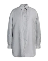 Aspesi Woman Shirt Light Grey Size Xxs Polyamide