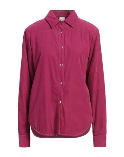 Aspesi Woman Shirt Mauve Size L Cotton In Purple