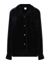 Aspesi Woman Shirt Midnight Blue Size 10 Viscose, Silk In Blue
