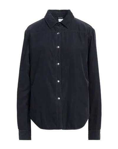 Aspesi Woman Shirt Midnight Blue Size L Cotton