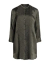 Aspesi Woman Shirt Military Green Size 6 Viscose