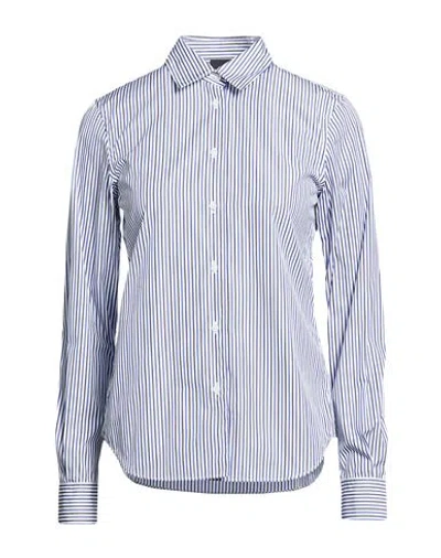 Aspesi Woman Shirt Navy Size 0 Cotton In Blue