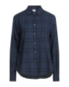 Aspesi Woman Shirt Navy Size 8 Cotton In Blue
