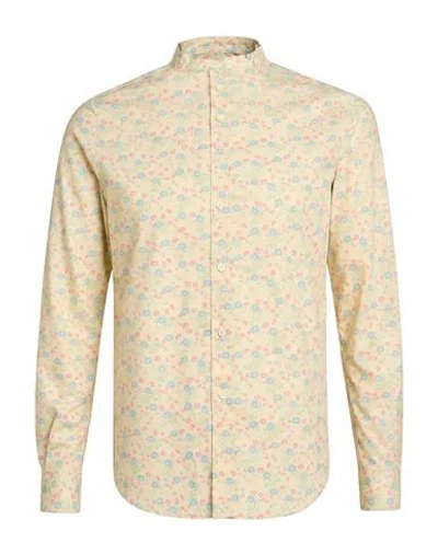 Aspesi Woman Shirt Pastel Yellow Size 0 Cotton In Pink