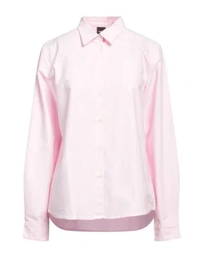 Aspesi Woman Shirt Pink Size 8 Cotton