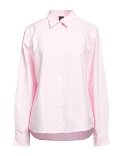 Aspesi Woman Shirt Pink Size 8 Cotton In Pink