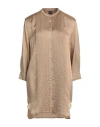 Aspesi Woman Shirt Sand Size 4 Viscose In Beige