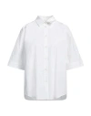 Aspesi Pinch-detailed Shot-sleeve Shirt In White