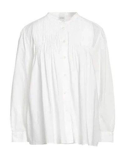 Aspesi Woman Shirt White Size 6 Cotton