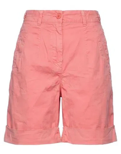 Aspesi Woman Shorts & Bermuda Shorts Salmon Pink Size 4 Cotton