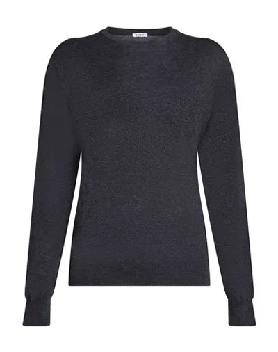 Aspesi Woman Sweater Charcoal Size 10 Wool, Cashmere In Black