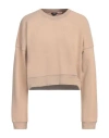 Aspesi Woman Sweatshirt Beige Size Xl Cotton