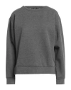 Aspesi Woman Sweatshirt Grey Size M Cotton, Polyester, Elastane