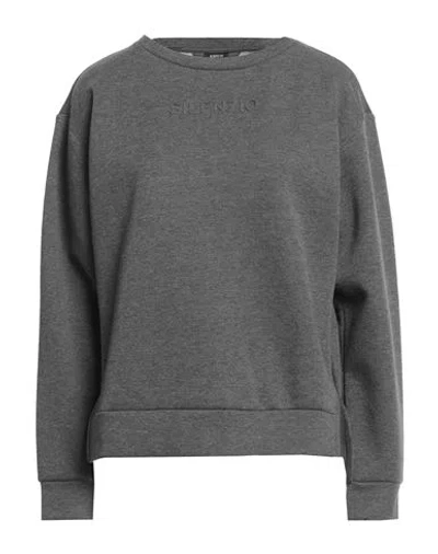 Aspesi Woman Sweatshirt Grey Size M Cotton, Polyester, Elastane In Grey