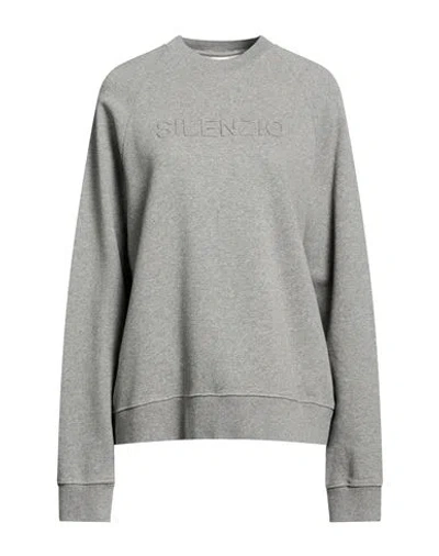Aspesi Woman Sweatshirt Light Grey Size L Cotton In Gray