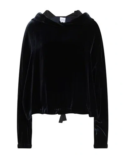 Aspesi Woman Sweatshirt Midnight Blue Size M Viscose, Silk