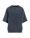 Aspesi Woman Sweatshirt Navy Blue Size M Cotton In Navy Blue