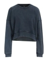 Aspesi Woman Sweatshirt Navy Blue Size Xl Cotton