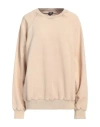 Aspesi Woman Sweatshirt Sand Size L Cotton In Beige