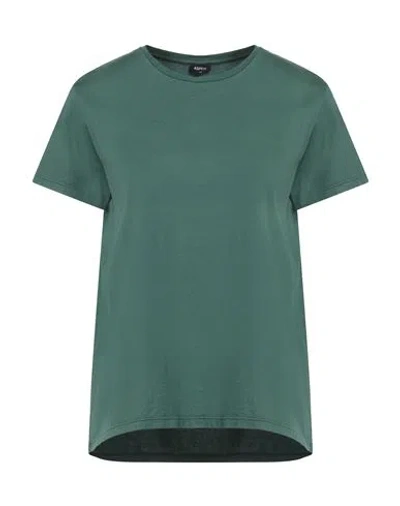 Aspesi Woman T-shirt Green Size M Cotton