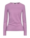 Aspesi Woman T-shirt Mauve Size Xs Cotton In Purple