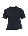 Aspesi Woman T-shirt Midnight Blue Size M Cotton