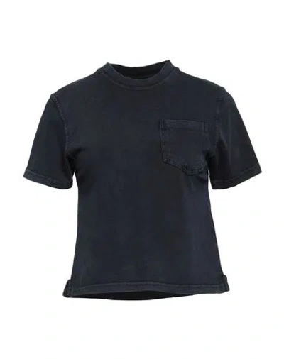 Aspesi Woman T-shirt Midnight Blue Size M Cotton