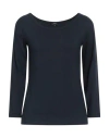 Aspesi Woman T-shirt Navy Blue Size M Cotton, Elastane