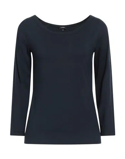 Aspesi Woman T-shirt Navy Blue Size M Cotton, Elastane