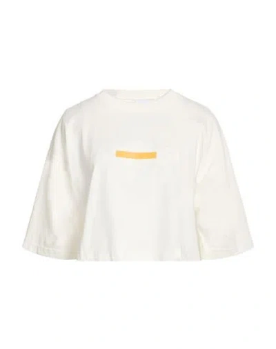 Aspesi Woman T-shirt White Size M Cotton