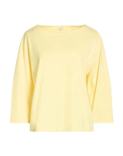 Aspesi Woman T-shirt Yellow Size M Cotton