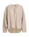 Aspesi Woman Top Beige Size 4 Linen In Brown