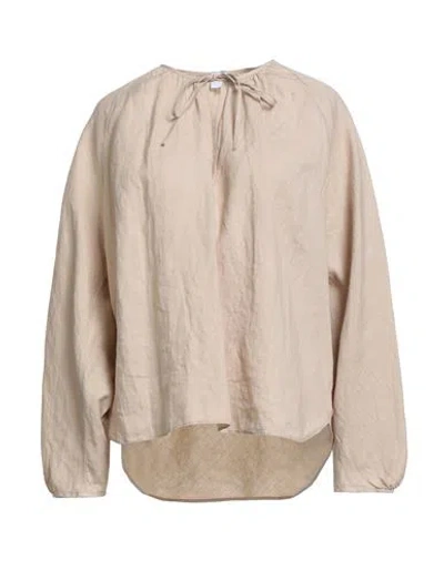 Aspesi Woman Top Beige Size 4 Linen In Brown