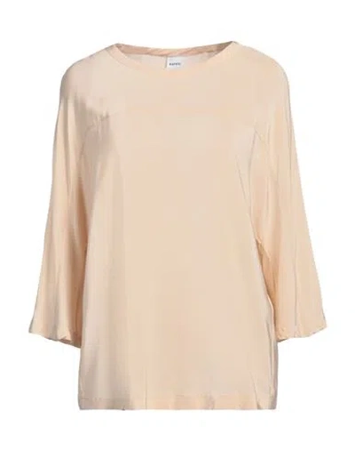 Aspesi Woman Top Beige Size 4 Silk