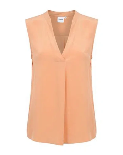 Aspesi Woman Top Blush Size 8 Silk In Multi