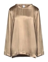 Aspesi Woman Top Camel Size 8 Viscose In Beige