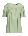 Aspesi Woman Top Light Green Size 6 Linen In Green