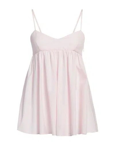 Aspesi Woman Top Pink Size 2 Cotton