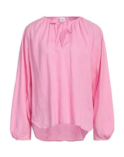 Aspesi Woman Top Pink Size 4 Linen