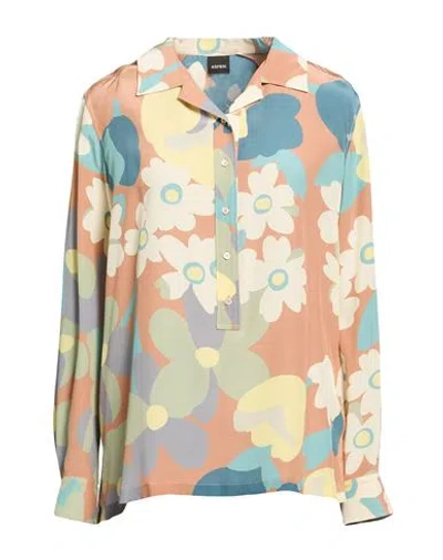 Aspesi Woman Top Sand Size 0 Silk In Gold