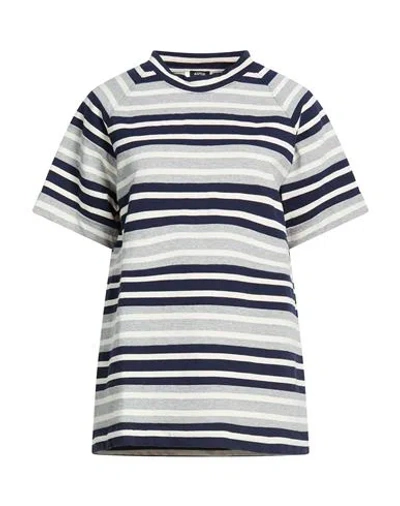 Aspesi Woman T-shirt Midnight Blue Size S Cotton