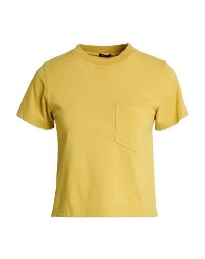 Aspesi Woman T-shirt Mustard Size S Cotton In Yellow
