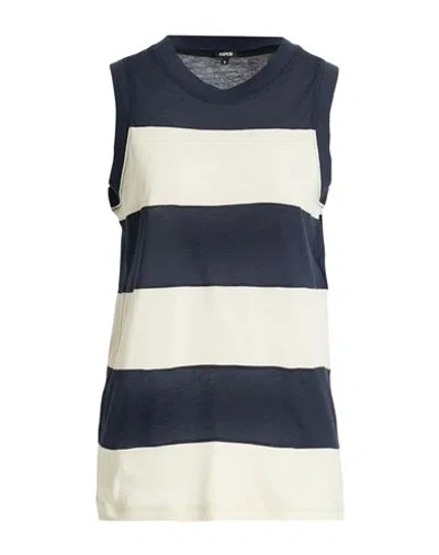 Aspesi Woman T-shirt Navy Size L Cotton In Blue