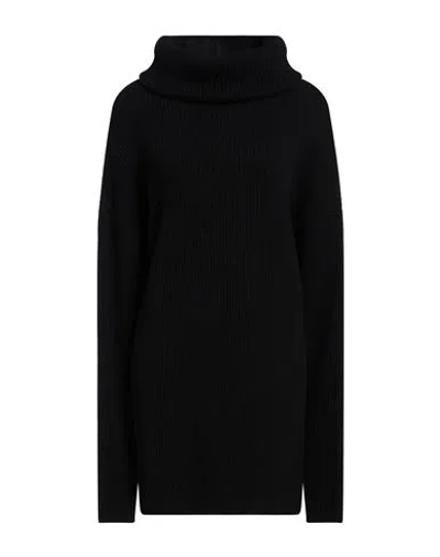 Aspesi Woman Turtleneck Black Size S Virgin Wool