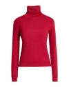 Aspesi Woman Turtleneck Red Size 6 Wool