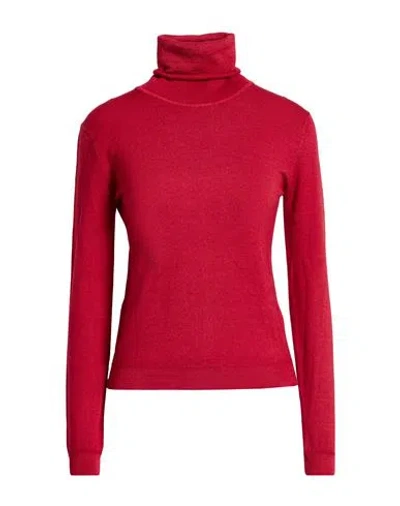 Aspesi Woman Turtleneck Red Size 6 Wool