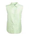 Aspesi Woman Vest Light Green Size M Polyamide In Green