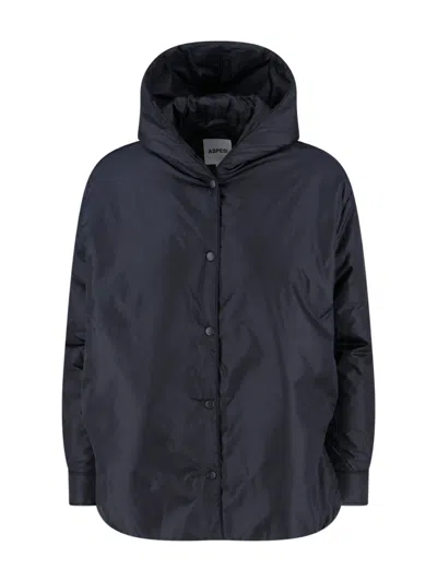 Aspesi Women's 100% Polyamide Jacket In Black